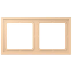 Jung Rahmen, 2-fach, LS ZERO, terre sienne claire 31...