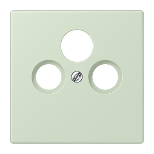 Jung Abdeckung für Universal-Sat/BK-Dosen, Thermoplast lackiert, Serie LS, vert anglâis pale LC990SAT218