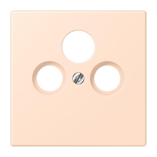 Jung Abdeckung für Universal-Sat/BK-Dosen, Thermoplast lackiert, Serie LS, rose pâle LC990SAT228