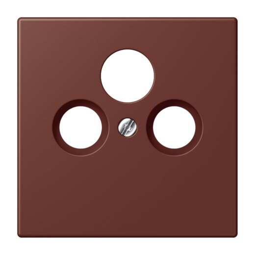 Jung Abdeckung für Universal-Sat/BK-Dosen, Thermoplast lackiert, Serie LS, terre sienne br?lée 31 LC990SAT235