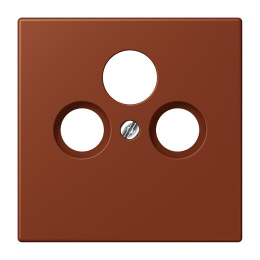 Jung Abdeckung für Universal-Sat/BK-Dosen, Thermoplast lackiert, Serie LS, terre sienne br?lée 59 LC990SAT247