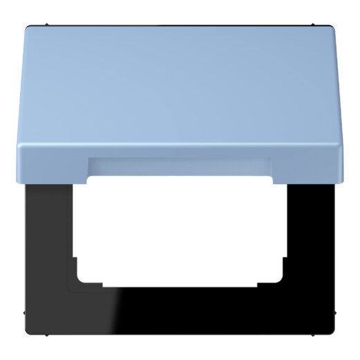 Jung Klappdeckel mit Rückstellfeder, Thermoplast lackiert, Serie LS, outremer moyen LC990BFKL207