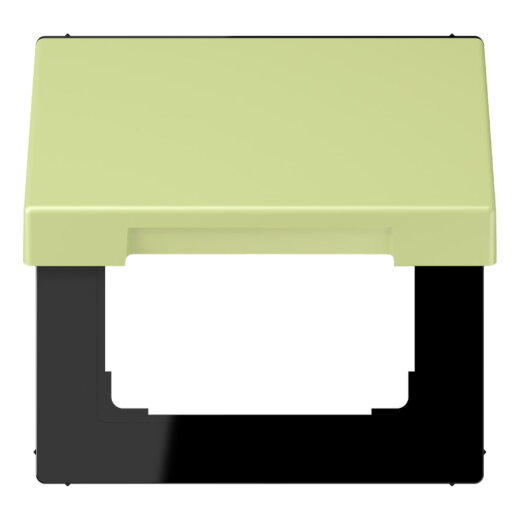 Jung Klappdeckel mit Rückstellfeder, Thermoplast lackiert, Serie LS, vert jaune clair LC990BFKL222