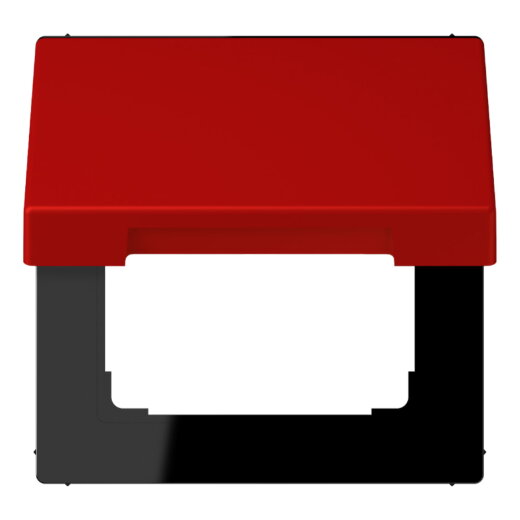 Jung Klappdeckel mit Rückstellfeder, Thermoplast lackiert, Serie LS, rouge vermillon 31 LC990BFKL227