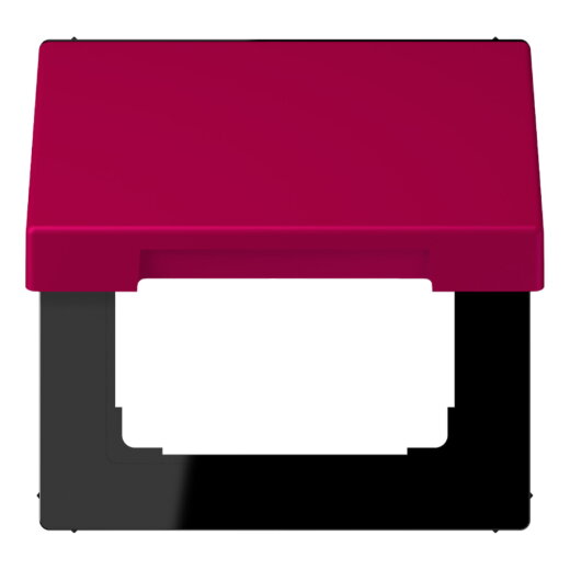 Jung Klappdeckel mit Rückstellfeder, Thermoplast lackiert, Serie LS, rouge rubia LC990BFKL230