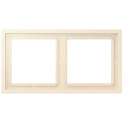 Jung Rahmen, 2-fach, LS ZERO, terre sienne...