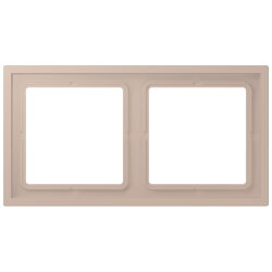 Jung Rahmen, 2-fach, LS ZERO, ombre br?lée...