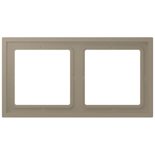 Jung Rahmen, 2-fach, LS ZERO, ombre naturelle moyenne LCZ982BF242