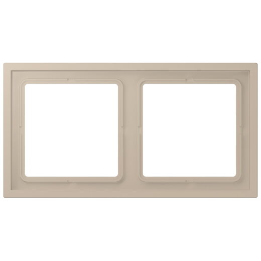 Jung Rahmen, 2-fach, LS ZERO, ombre naturelle claire LCZ982BF243