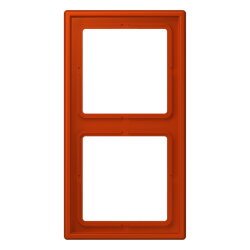 Jung Rahmen, 2-fach, LS 990, rouge vermillon 59...