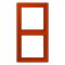 Jung Rahmen, 2-fach, LS 990, rouge vermillon 59 LC982244