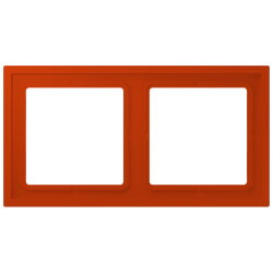 Jung Rahmen, 2-fach, LS ZERO, rouge vermillon 59...