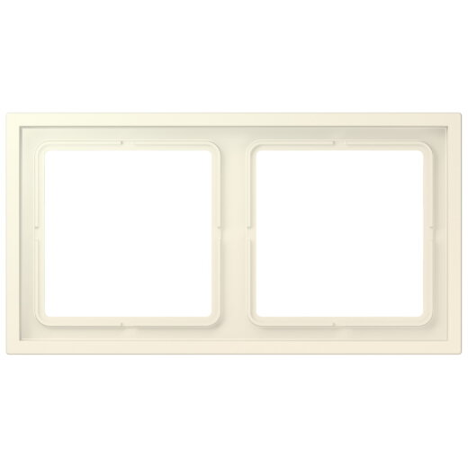 Jung Rahmen, 2-fach, LS ZERO, blanc ivoire LCZ982BF245