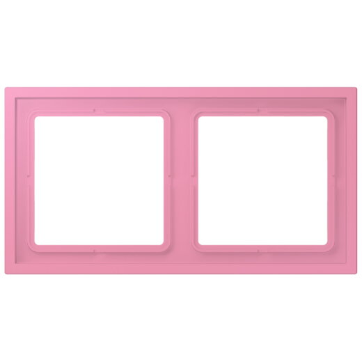 Jung Rahmen, 2-fach, LS ZERO, rose vif LCZ982BF246