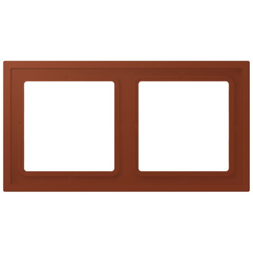 Jung Rahmen, 2-fach, LS ZERO, terre sienne br?lée 59 LCZ982BF247
