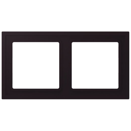 Jung Rahmen, 2-fach, LS ZERO, noir divoire LCZ982BF248