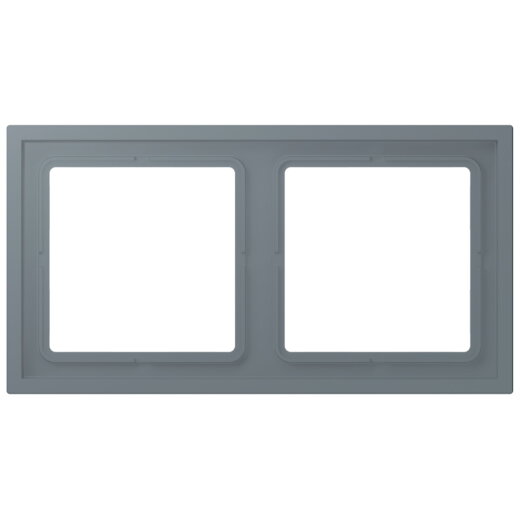 Jung Rahmen, 2-fach, LS ZERO, gris 59 LCZ982BF251