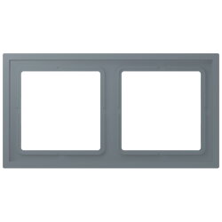 Jung Rahmen, 2-fach, LS ZERO, gris 59 LCZ982BF251