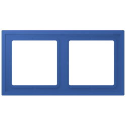 Jung Rahmen, 2-fach, LS ZERO, bleu outremer 59...