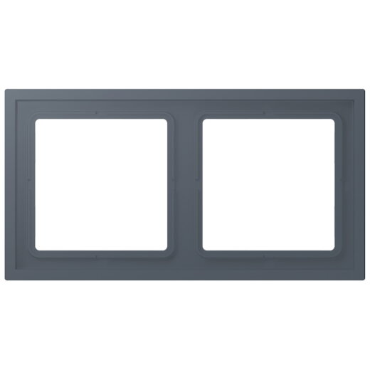 Jung Rahmen, 2-fach, LS ZERO, gris fonce 59 LCZ982BF262
