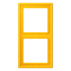 Jung Rahmen, 2-fach, LS 990, le jaune vif LC982263