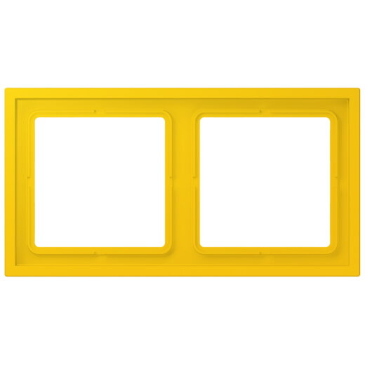Jung Rahmen, 2-fach, LS ZERO, le jaune vif LCZ982BF263