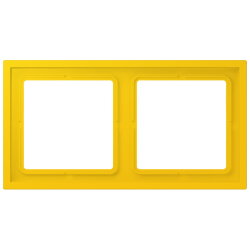 Jung Rahmen, 2-fach, LS ZERO, le jaune vif LCZ982BF263