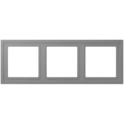 Jung Rahmen, 3-fach, LS ZERO, gris 31 LCZ983BF203