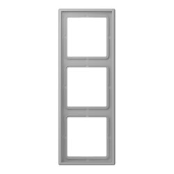 Jung Rahmen, 3-fach, LS 990, gris moyen LC983204