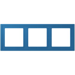 Jung Rahmen, 3-fach, LS ZERO, bleu...