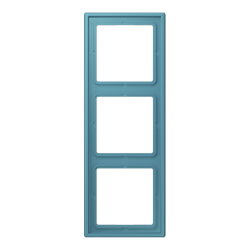 Jung Rahmen, 3-fach, LS 990, céruléen...