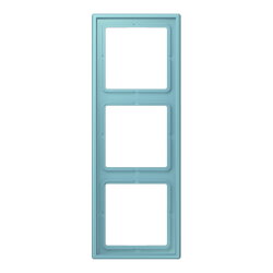 Jung Rahmen, 3-fach, LS 990, céruléen...