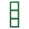 Jung Rahmen, 3-fach, LS 990, vert foncé LC983219