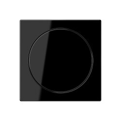 Jung Abdeckung mit Drehknopf, Duroplast, Serie A, schwarz...