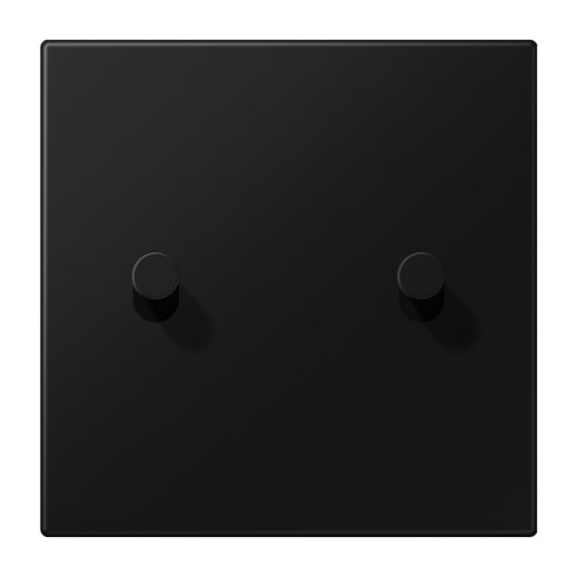 Jung Abdeckung mit Kipphebel, Kegel, 1fach, 2 Kipphebel, Serie LS 1912, graphitschwarz matt (lackiertes Aluminium) AL12-5SWMK08