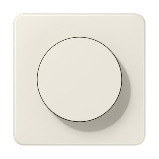 Jung Abdeckung mit Drehknopf, Duroplast, Serie CD, weiß CD1740