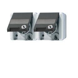 Jung SCHUKO®-Zweifach-Steckdose,...