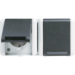 Jung SCHUKO®-Zweifach-Steckdose,...