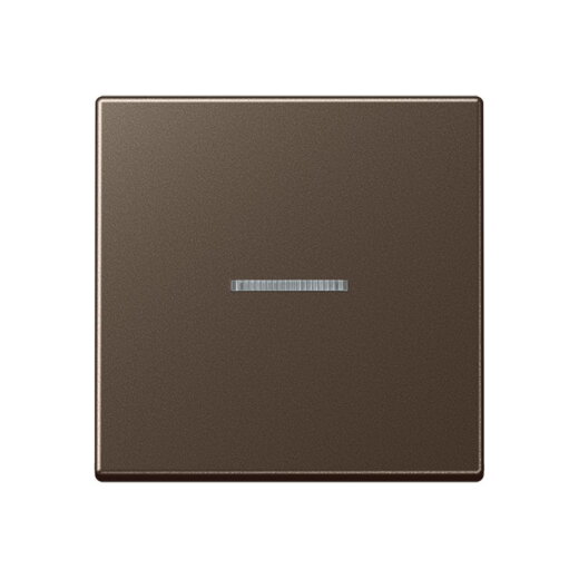 Jung KNX RF Taster 1fach, Duroplast lackiert, Serie A, mokka A10911STRFMO