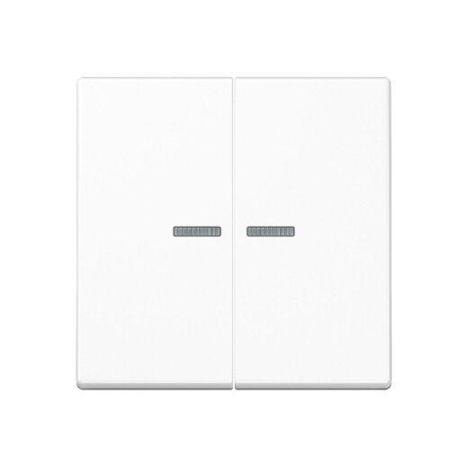 Jung KNX RF Taster 2fach, Thermoplast, Serie A, alpinweiß A10921STRFBFWW