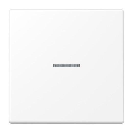 Jung KNX RF Taster 1fach, Duroplast lackiert, Serie LS, schneeweiß matt LS10911STRFWWM