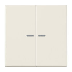 Jung KNX RF Taster 2fach, Duroplast, Serie LS, weiß...