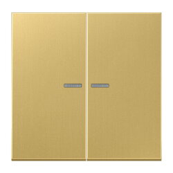 Jung KNX RF Taster 2fach, Messing, Serie LS, Messing...