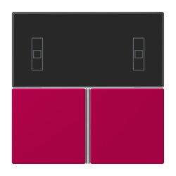 Jung Tastensatz 3fach, F40 Raumcontroller, Serie LS,...