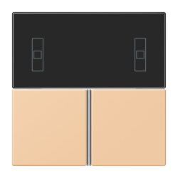 Jung Tastensatz 3fach, F40 Raumcontroller, Serie LS,...