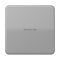 Jung HOME Taster 1fach, Duroplast, Serie CD, grau BTCD17101GR