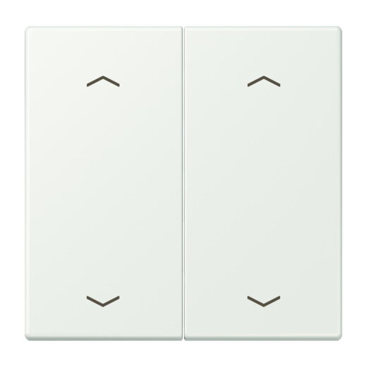 Jung Wippe, mit Pfeilsymbolen für Taster 2fach, Serie LS, outremer gris LC102P210