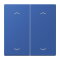 Jung Wippe, mit Pfeilsymbolen für Taster 2fach, Serie LS, bleu outremer 59 LC102P253