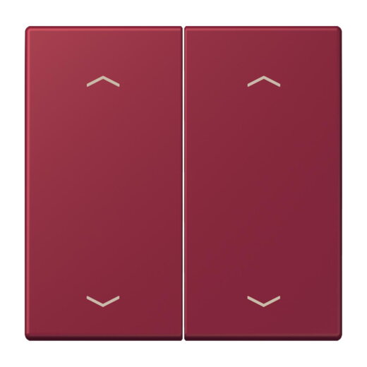 Jung Wippe, mit Pfeilsymbolen für Taster 2fach, Serie LS, le rubis LC102P255