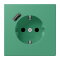 Jung SCHUKO Steckdose 16 A 250 V ~, mit USB-Ladegerät 1 x Typ A, SAFETY+, Serie LS, vert 59 LC1520-18A250